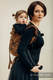 Nosidło Klamrowe ONBUHIMO z tkaniny żakardowej (50% bawełna, 50% len), rozmiar Toddler - ZŁOTA ROSZPUNKA #babywearing