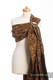 Ringsling, Jacquard Weave (50% cotton, 50% linen) - with gathered shoulder - GOLDEN RAPUNZEL - long 2.1m #babywearing