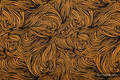 Fular, tejido jacquard (50% algodón, 50% lino) - GOLDEN RAPUNZEL - talla L #babywearing