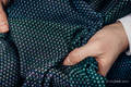 Baby Wrap, Pearl Weave (100% cotton) - LITTLE PEARL - CHAMELEON - size S #babywearing
