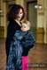 Baby Wrap, Jacquard Weave (96% cotton, 4% metallised yarn) - QUEEN OF THE NIGHT - size L #babywearing