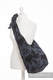 Hobo Tasche, hergestellt vom gewebten Stoff (96 % Baumwolle, 4% metallisiertes Garn) - QUEEN OF THE NIGHT (grad B) #babywearing