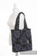 Shoulder bag made of wrap fabric (96% cotton, 4% metallised yarn) - QUEEN OF THE NIGHT - standard size 37cmx37cm #babywearing