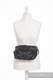 Waist Bag made of woven fabric, size large (96% cotton, 4% metallised yarn) - QUEEN OF THE NIGHT #babywearing