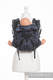Nosidło Klamrowe ONBUHIMO z tkaniny żakardowej (96% bawełna, 4% przędza metalizowana), rozmiar Toddler - KRÓLOWA NOCY #babywearing