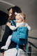 Lenny Buckle Onbuhimo Tragehilfe, Größe Standard, Jacquardwebung (100% Baumwolle) - COULTER DUNKELBLAU & TÜRKIS #babywearing