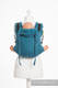 Lenny Buckle Onbuhimo baby carrier, standard size, jacquard weave (100% cotton) - COULTER NAVY BLUE & TURQUOISE #babywearing