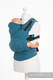 Porte-bébé ergonomique, taille bébé, jacquard 100% coton, COULTER BLEU MARINE & TURQUOISE - Deuxième génération #babywearing