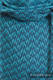 Nosidło Klamrowe ONBUHIMO z tkaniny żakardowej (100% bawełna), rozmiar Toddler - COULTERA GRANAT Z TURKUSEM #babywearing