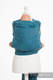 WRAP-TAI mini avec capuche, jacquard/ 100% coton / COULTER BLEU MARINE & TURQUOISE #babywearing