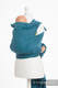 WRAP-TAI Tragehilfe Mini mit Kapuze/ Jacquardwebung / 100% Baumwolle / COULTER DUNKELBLAU & TÜRKIS #babywearing