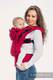 Ergonomische Tragehilfe, Größe Baby, Jacquardwebung, 100% Baumwolle - I LOVE YOU - Zweite Generation #babywearing