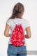 Sac à cordons en retailles d’écharpes (100% coton) - SWEET NOTHINGS - taille standard 32 cm x 43 cm #babywearing