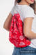 Sac à cordons en retailles d’écharpes (100% coton) - SWEET NOTHINGS - taille standard 32 cm x 43 cm #babywearing