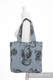 Bolso hecho de tejido de fular (100% algodón) - DRAGON STEEL BLUE - talla estándar 37 cm x 37 cm #babywearing