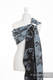 Ringsling, Jacquard Weave (100% cotton), with gathered shoulder - DRAGON STEEL BLUE - standard 1.8m #babywearing