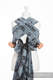 WRAP-TAI carrier Toddler with hood/ jacquard twill / 100% cotton / DRAGON STEEL BLUE #babywearing