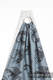 Bandolera de anillas, tejido Jacquard (100% algodón) - con plegado simple - DRAGON STEEL BLUE - long 2.1m #babywearing