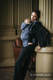 Mochila ergonómica, talla Toddler, jacquard (74% algodón, 26% seda) - MOON DRAGON - Segunda generación #babywearing