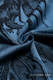 Fular, tejido jacquard (74% algodón, 26% seda) - MOON DRAGON - talla XS #babywearing