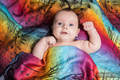 Muslin Square - SYMPHONY RAINBOW DARK #babywearing