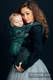 Mochila ergonómica, talla bebé, jacquard (60% algodón, 28% lino, 12% seda tusor) - LITTLE LOVE - IVY - Segunda generación #babywearing