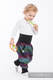 Pantaloni LennyBaggy - taglia 68 - Little Herringbone Impression Dark & Nero #babywearing