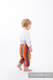 LennyBaggy - Größe 80 - Rainbow Red Cotton mit Grau #babywearing