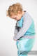 Children sweatshirt LennyBomber - size 62 - Big Love - Ice Mint & Grey  #babywearing