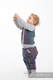 Children sweatshirt LennyBomber - size 86 - Big Love - Sapphire & Grey #babywearing