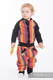Felpa per bambini LennyBomber - taglia 62 - Rainbow Red Cotton & Nero #babywearing