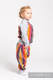 Children sweatshirt LennyBomber - size 62 - Rainbow Red Cotton & Grey  #babywearing