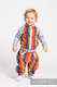 LennyBomber - Größe 80 - Rainbow Red Cotton mit Grau #babywearing