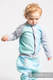 Bluza dla dziecka LennyBomber - rozmiar 62 - Big Love - Mrożona Mięta z Szarym #babywearing