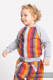 LennyBomber - Größe 68 - Rainbow Red Cotton mit Grau #babywearing
