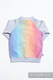 Bluza dla dziecka LennyBomber - rozmiar 92 - Big Love - Tęcza z Szarym #babywearing