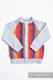 Children sweatshirt LennyBomber - size 98 - Rainbow Red Cotton & Grey #babywearing