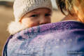 Fular, tejido jacquard (60% algodón, 36% lana merino, 4% hilo metalizado) - SYMPHONY EUPHORIA - talla L #babywearing