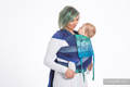 WRAP-TAI portabebé Toddler con capucha/ jacquard sarga/60% algodón, 36% lana merino, 4% hilo metalizado/ SYMPHONY EUPHORIA #babywearing
