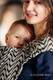 WRAP-TAI portabebé Toddler con capucha/ jacquard sarga/44% algodón, 56% lana merino/ CHAIN OF LOVE #babywearing