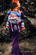 Nosidło Klamrowe ONBUHIMO z tkaniny żakardowej (27% bawełna, 73% wełna merino), rozmiar Toddler - PRYZMAT #babywearing