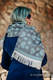 LennyScarf - 58 % Seide, 42% Baumwolle, - Lace Grau & Minze-Farbe #babywearing