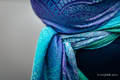 Fular, tejido jacquard (100% algodón) - PEACOCK’S TAIL - FANTASY - talla M #babywearing