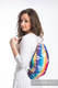 Plecak/worek - 100% bawełna - TĘCZOWY MOTYL LIGHT - uniwersalny rozmiar 32cmx43cm #babywearing