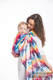 Żakardowa chusta kółkowa do noszenia dzieci, bawełna - TĘCZOWY MOTYL LIGHT - long 2.1m #babywearing