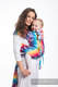 WRAP-TAI carrier Mini with hood/ jacquard twill / 100% cotton / BUTTERFLY RAINBOW LIGHT #babywearing