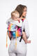 Lenny Buckle Onbuhimo baby carrier, toddler size, jacquard weave (100% cotton) - BUTTERFLY RAINBOW LIGHT #babywearing