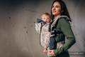 Ergonomische Tragehilfe, Größe Baby, Jacquardwebung, 100% Baumwolle - HERBARIUM - Zweite Generation #babywearing