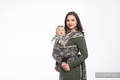 WRAP-TAI portabebé Mini con capucha/ jacquard sarga/100% algodón/ HERBARIUM #babywearing