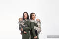 WRAP-TAI mini avec capuche, jacquard/ 100% coton / HERBARIUM #babywearing